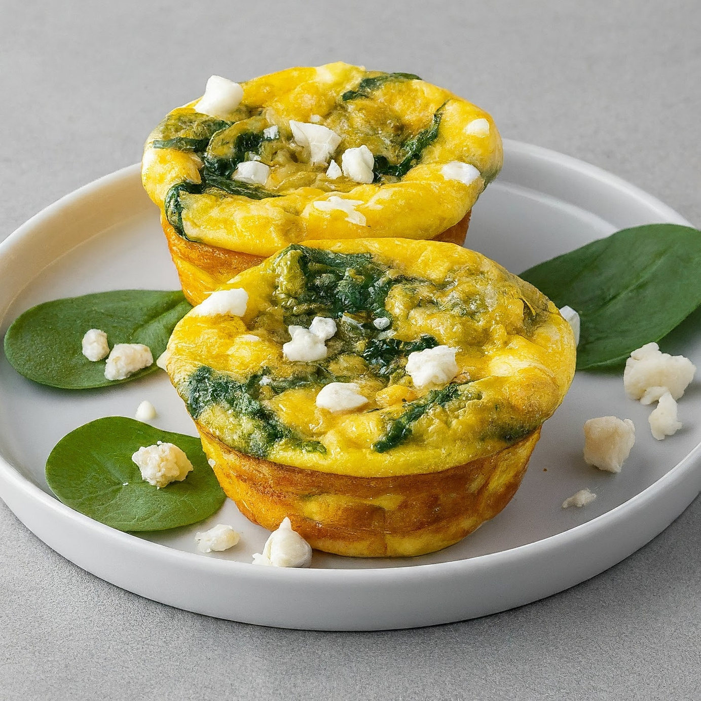 Spinach & Feta Egg Muffins