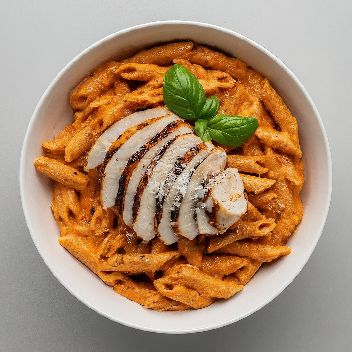 Creamy Chicken & Tomato Basil Pasta